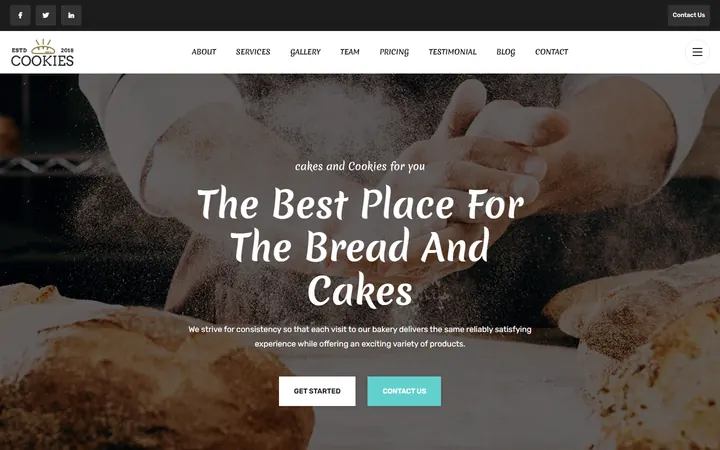 Cookies preview