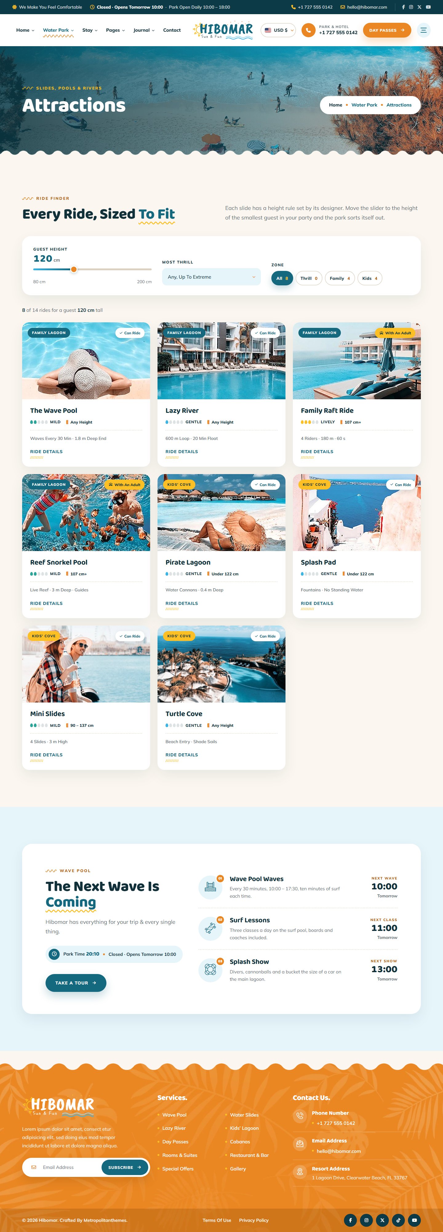 Hibomar - Attractions