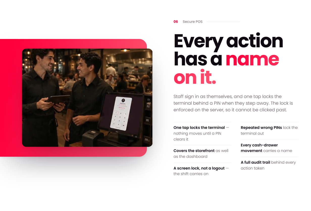 Every action has a name on it