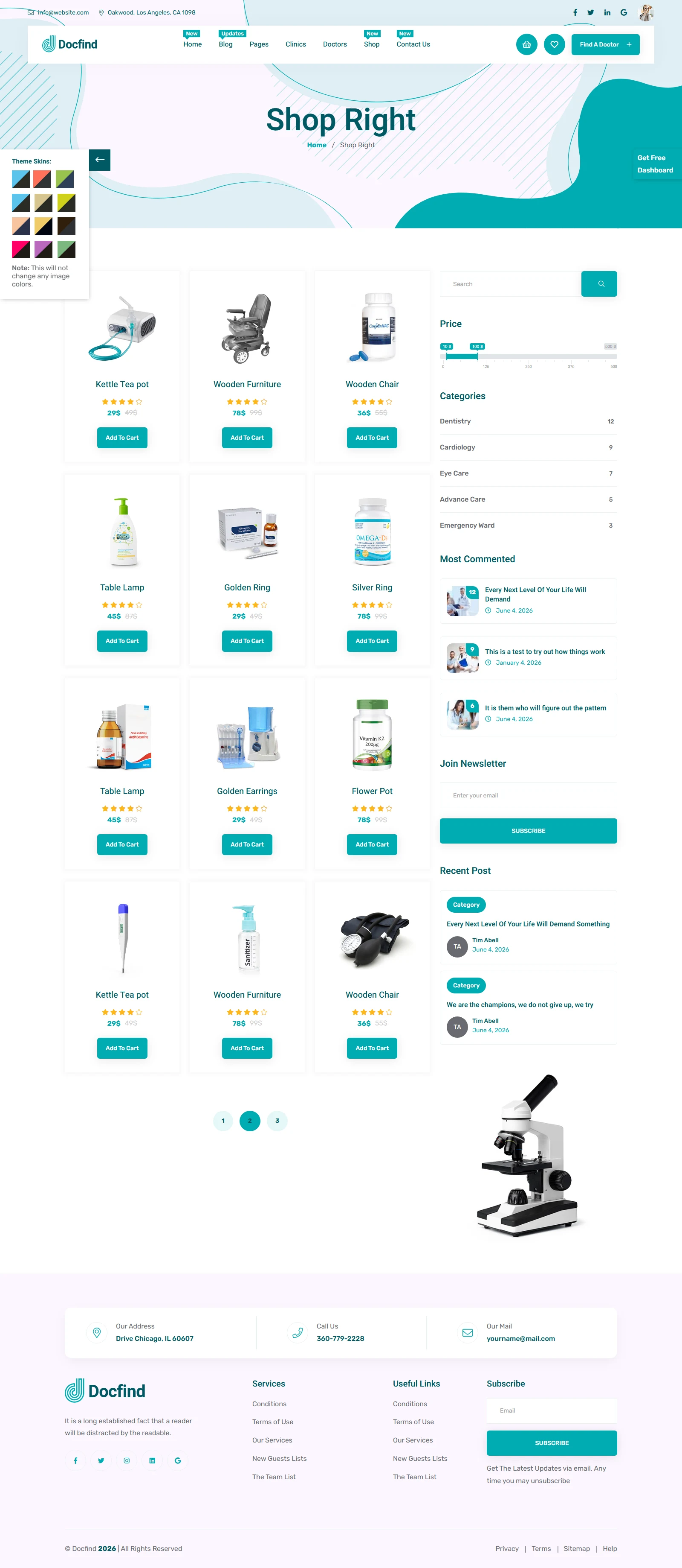 Shop Right Sidebar