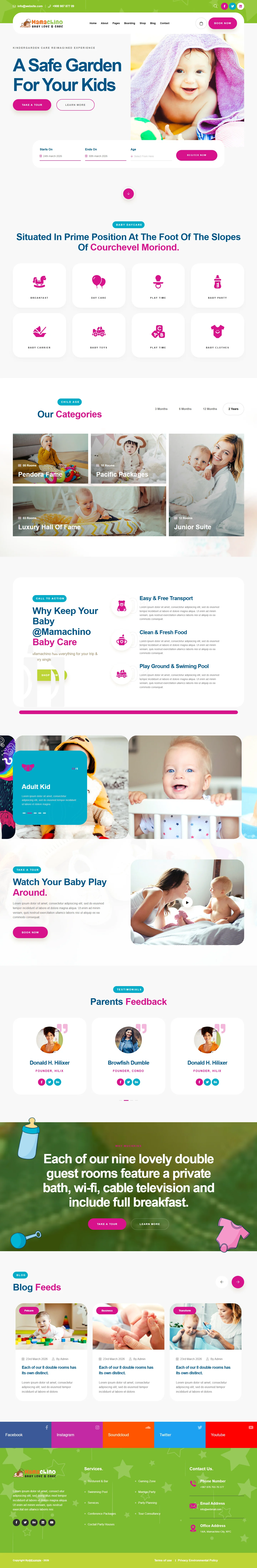 Mamachino Baby Day Care Demo