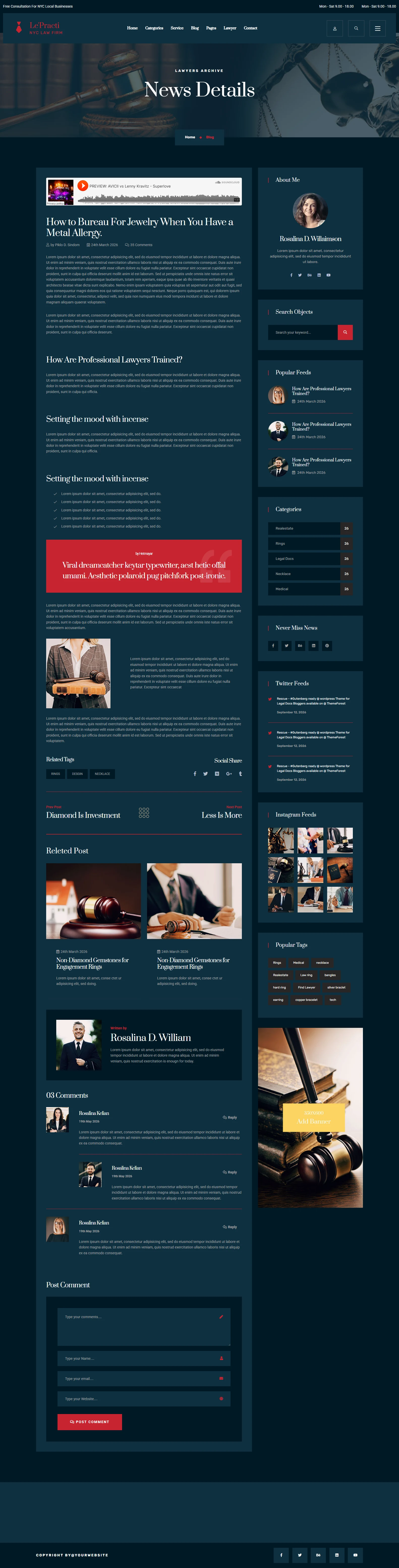 Blog Details Audio Screenshot