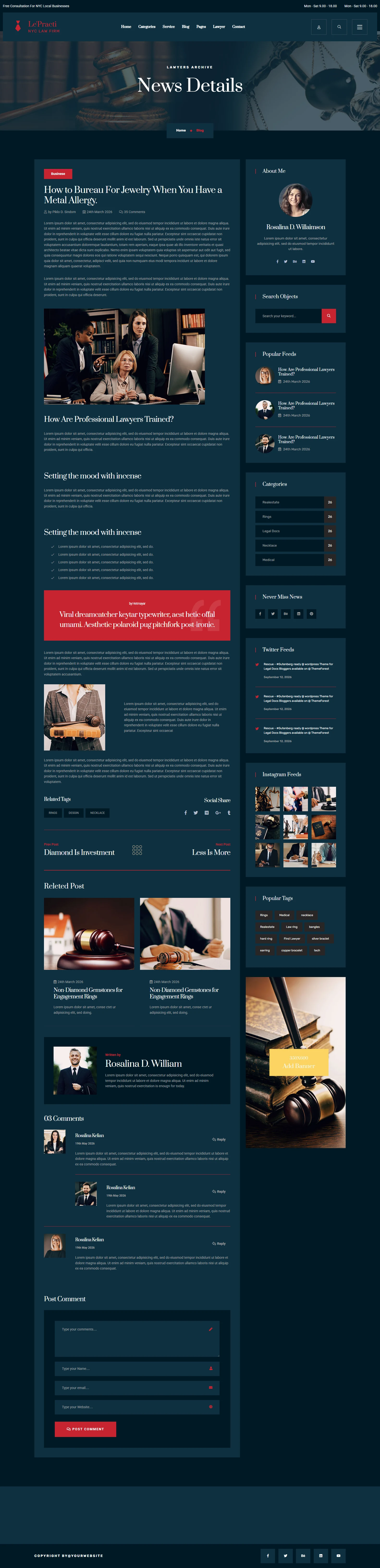 Blog Details Screenshot