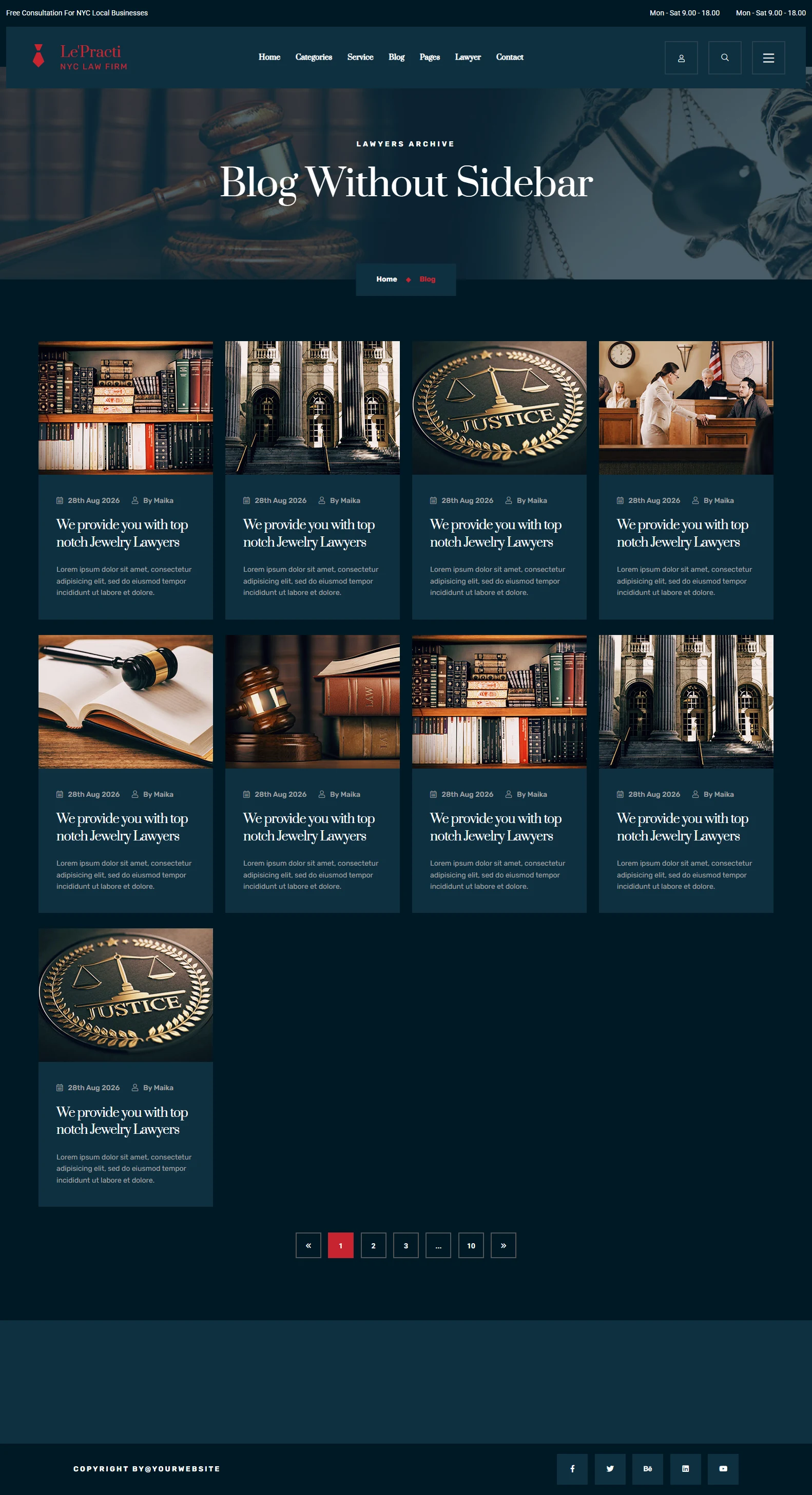 Blog Grid Screenshot