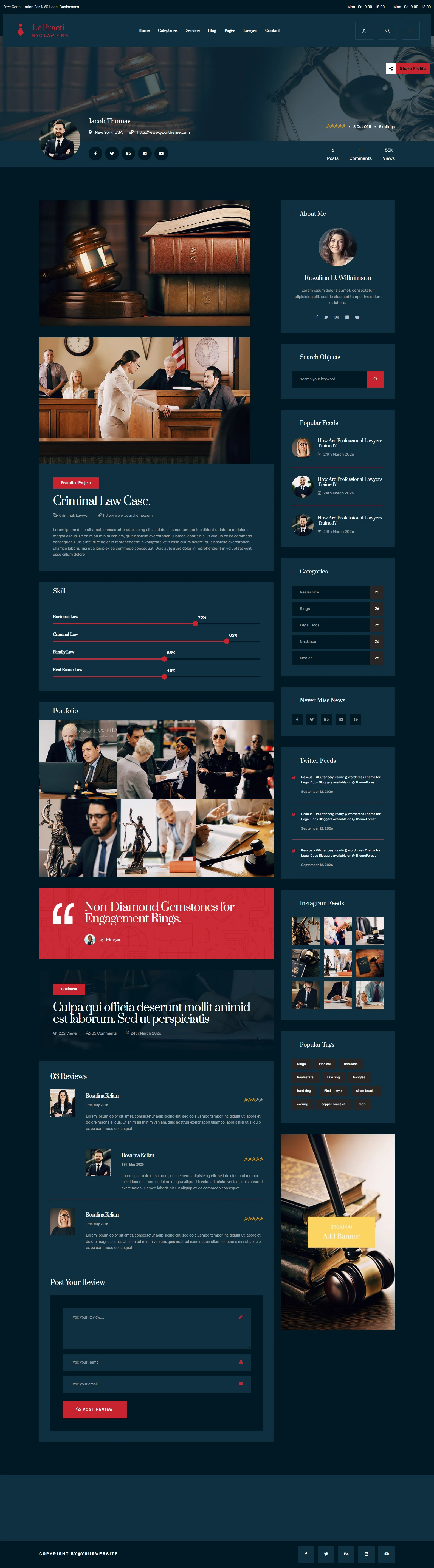 Lawyer Profile Screenshot