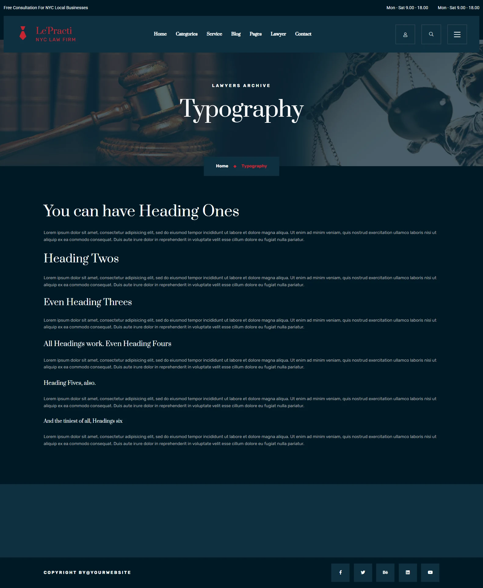 Typography Screenshot