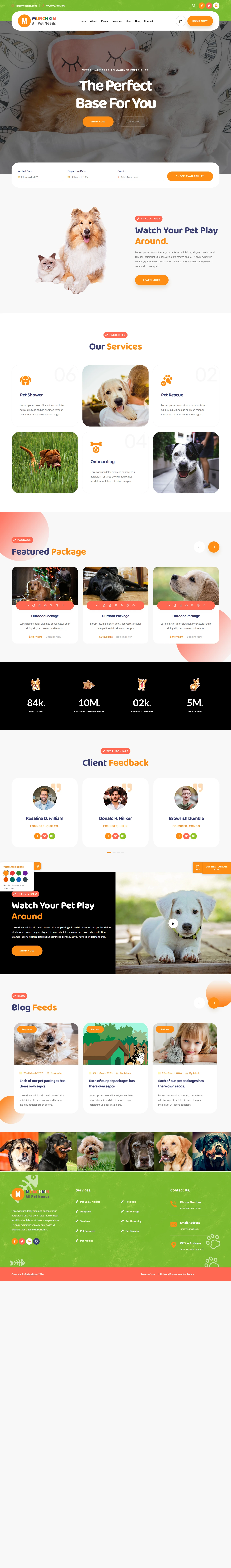 Munchkin Home v2 — Veterinary Clinic