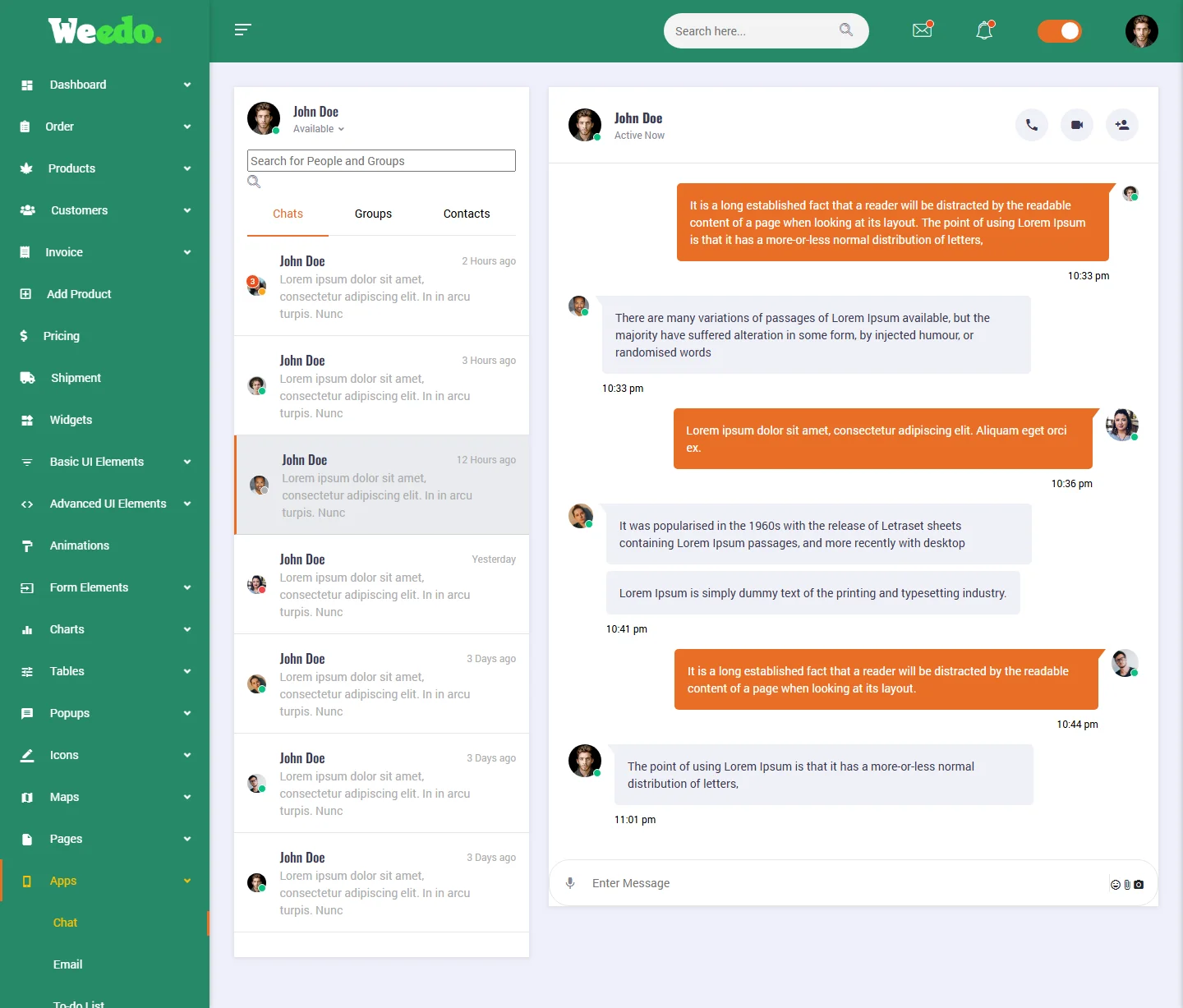 Chat App preview