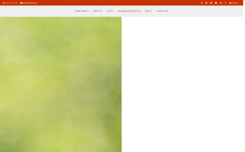 Farmtopia — Farm WordPress Theme