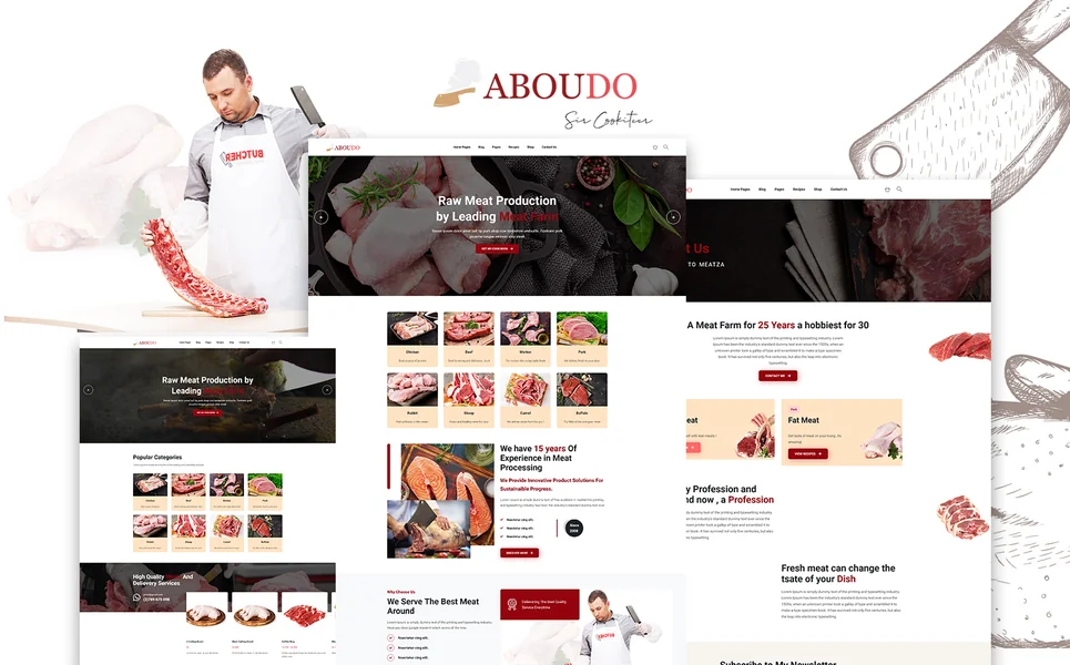 Aboudo — Meat Shop — Ai Smart Website