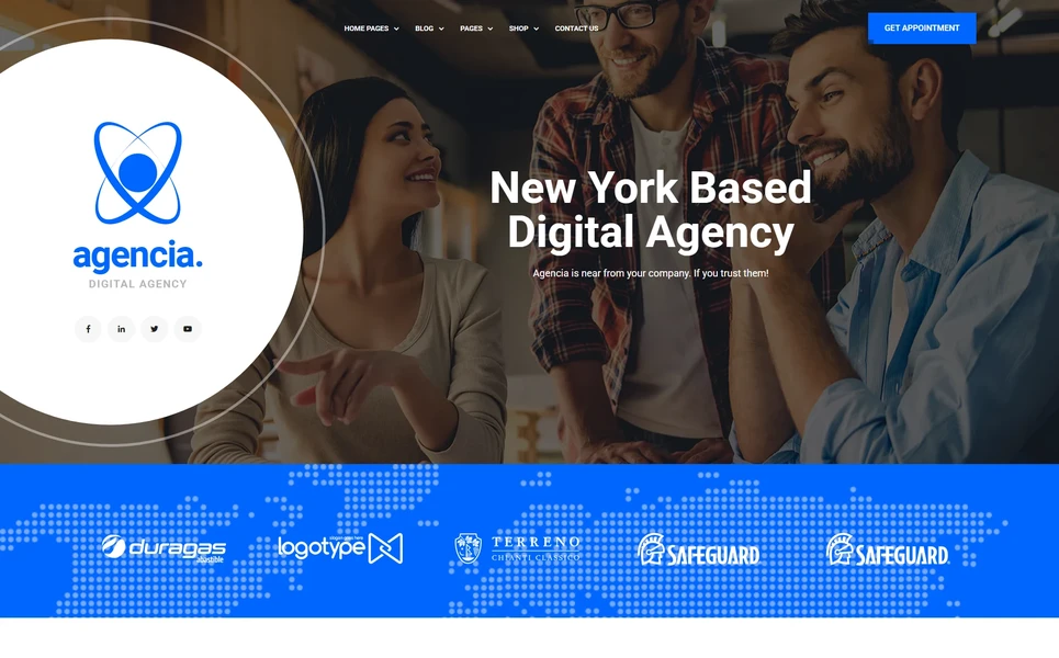Agencia — Agency React JS Template