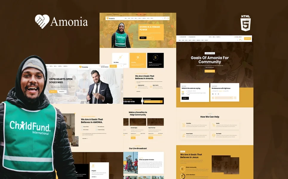 Amonia — Industrial Angular Template