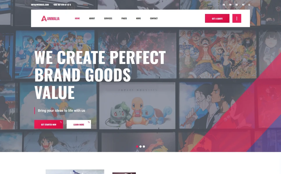 Animalia — Anime Vue.js Template