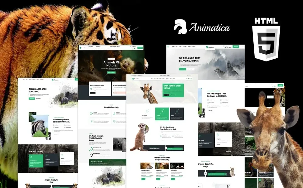 Animatica — Animals WordPress Theme