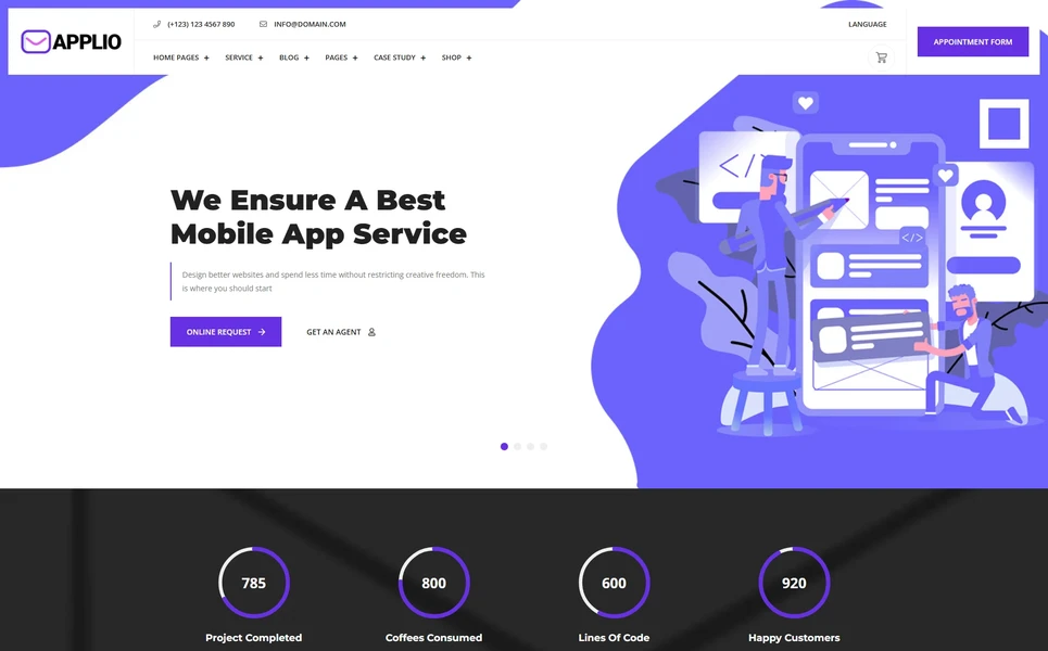 Applio — App PHP Website Template