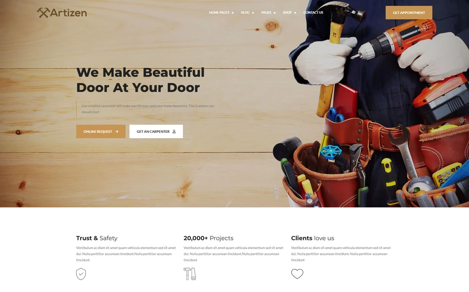 Artizen — Art WordPress Theme