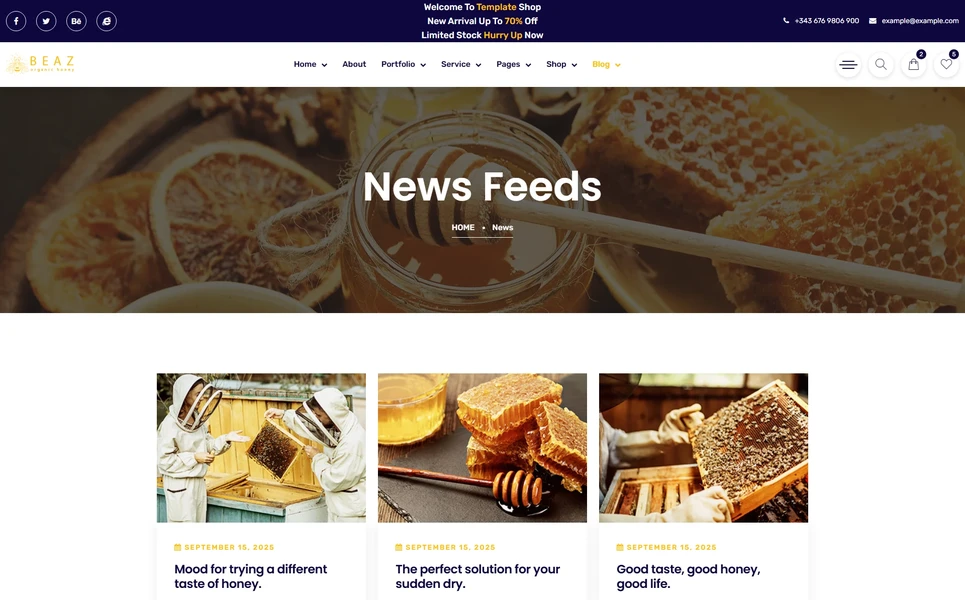 Beaz — Health Vue.js Template