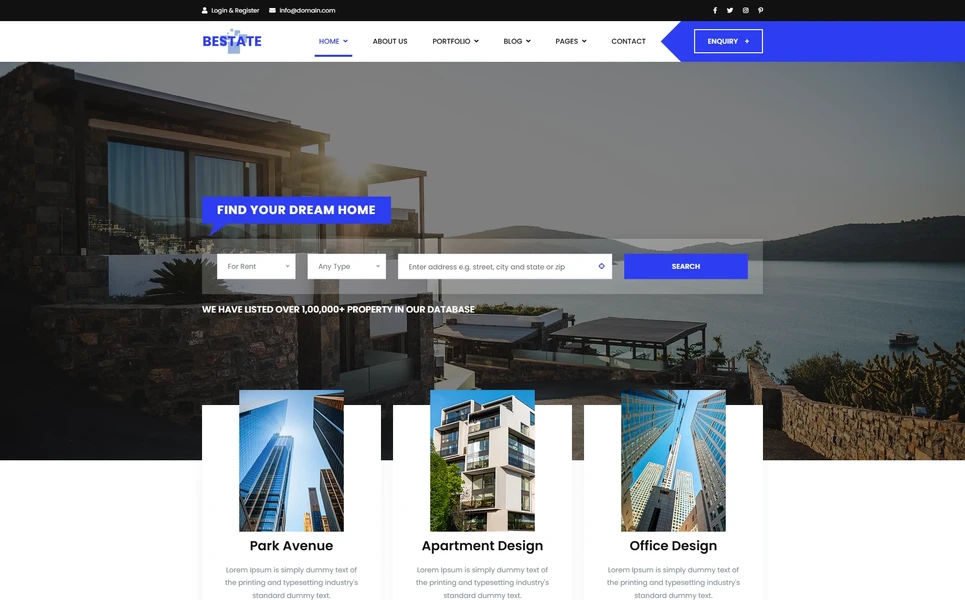 Bestate — Real Estate — Ai Smart Website