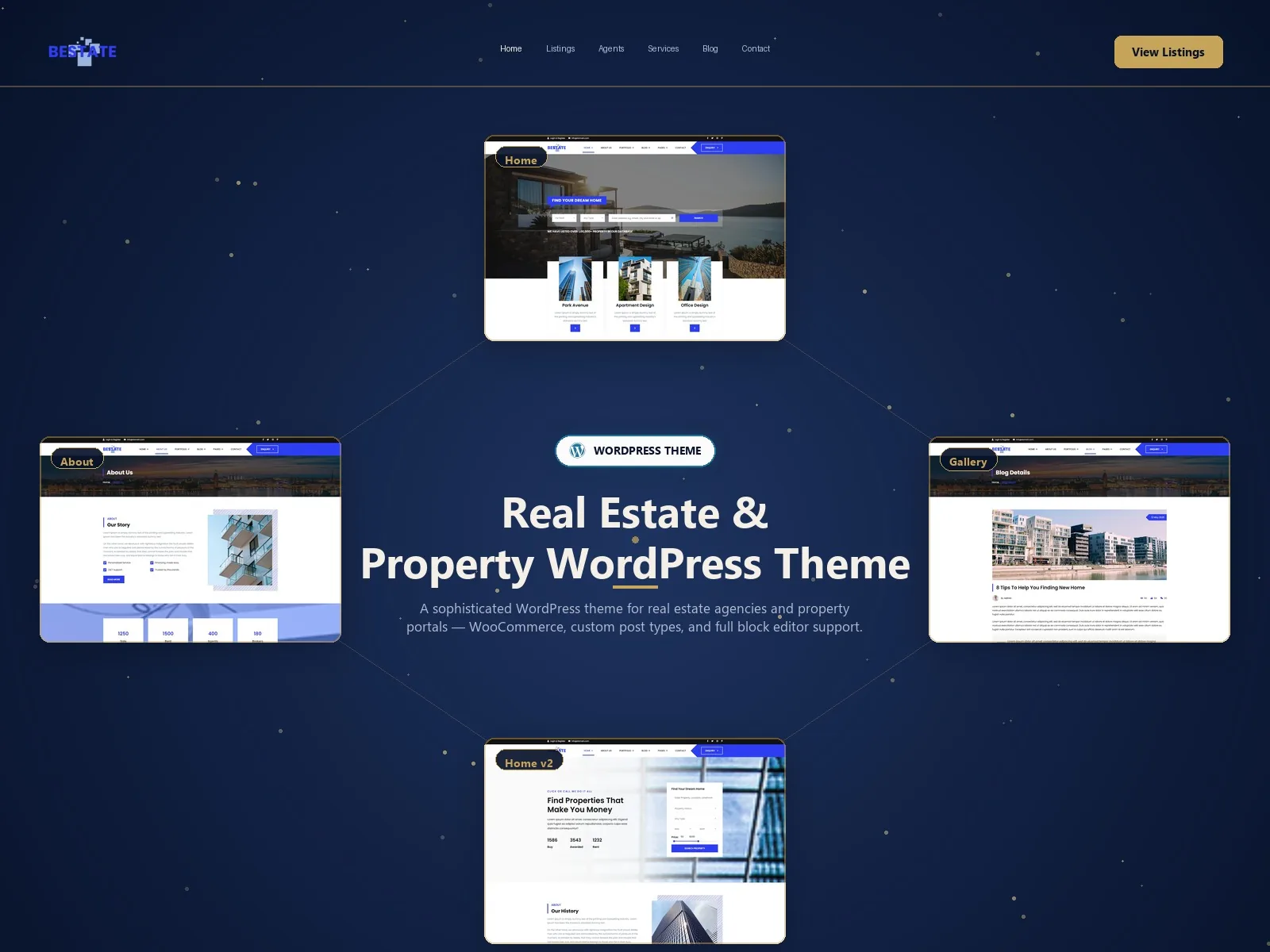 Bestate — Real Estate WordPress Theme