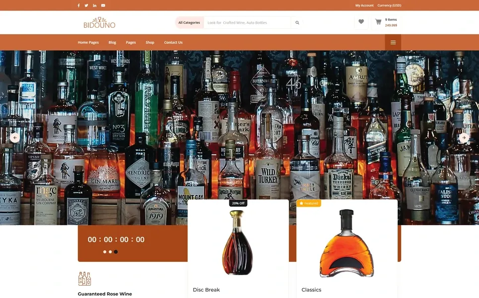 Bidouno — eCommerce Vue.js Template