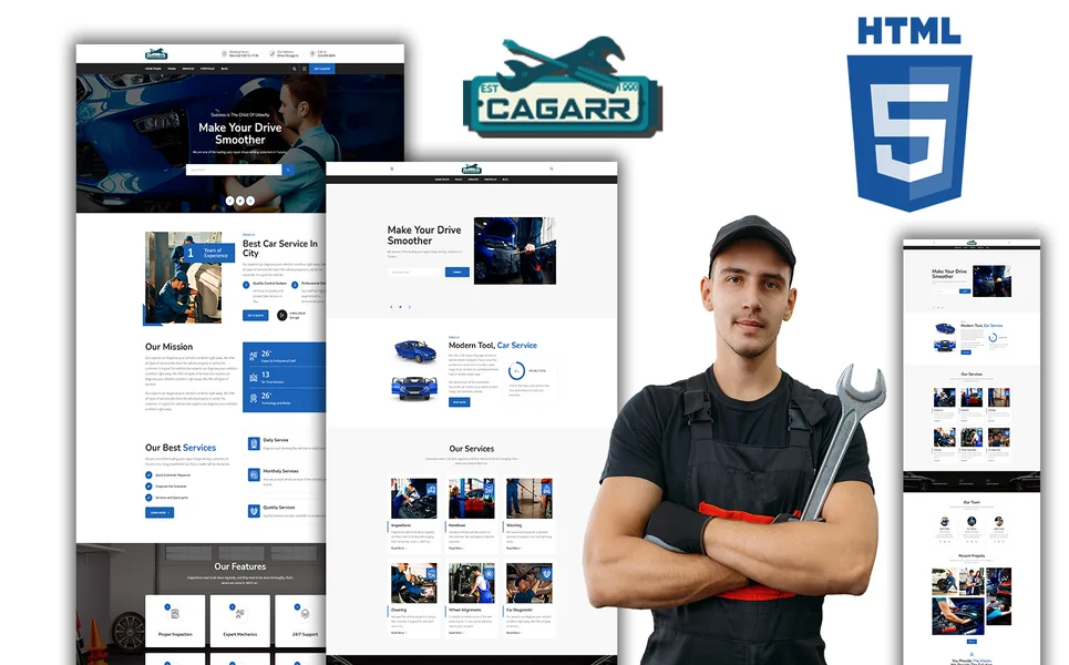 Cagarr — Cars HTML5 Template