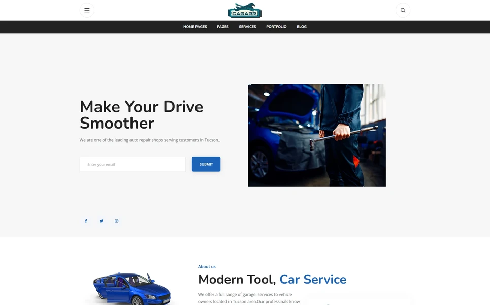 Cagarr — Cars PHP Website Template