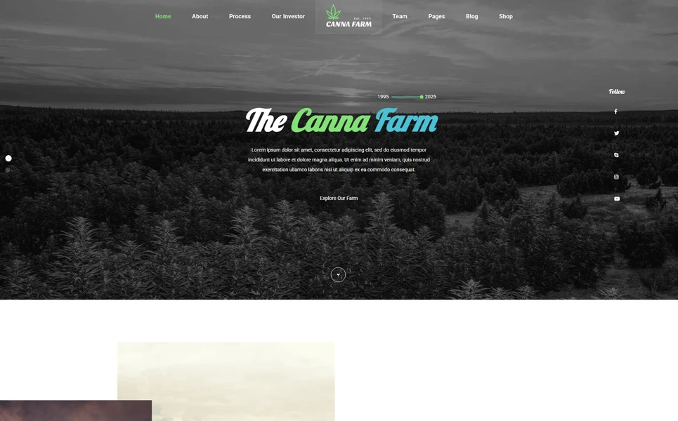 Cannafarm — Cannabis Farm Angular Template