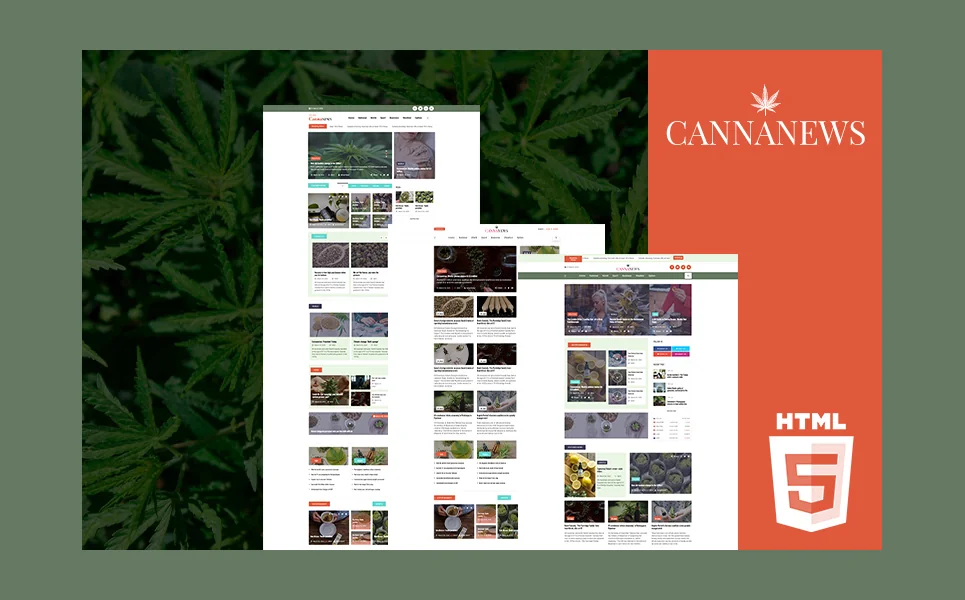 Cannanews — Cannabis News HTML5 Template