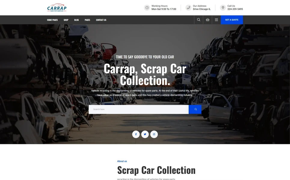 Carrap — Car Rental — Ai Smart Website