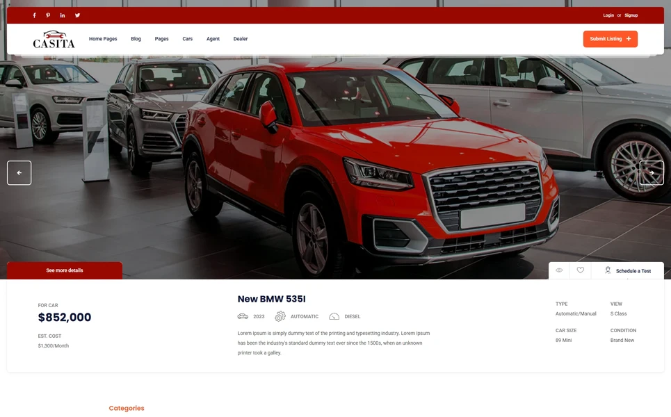 Casita — Real Estate Vue.js Template