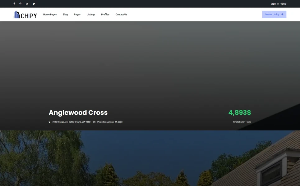 Chipy — Real Estate PHP Website Template