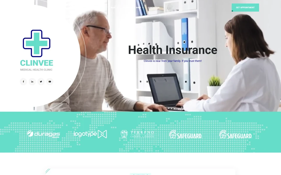 Clinvee — Clinic React JS Template