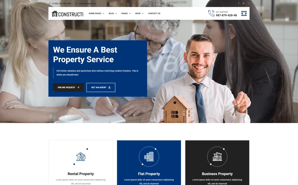 Constructi — Construction WordPress Theme
