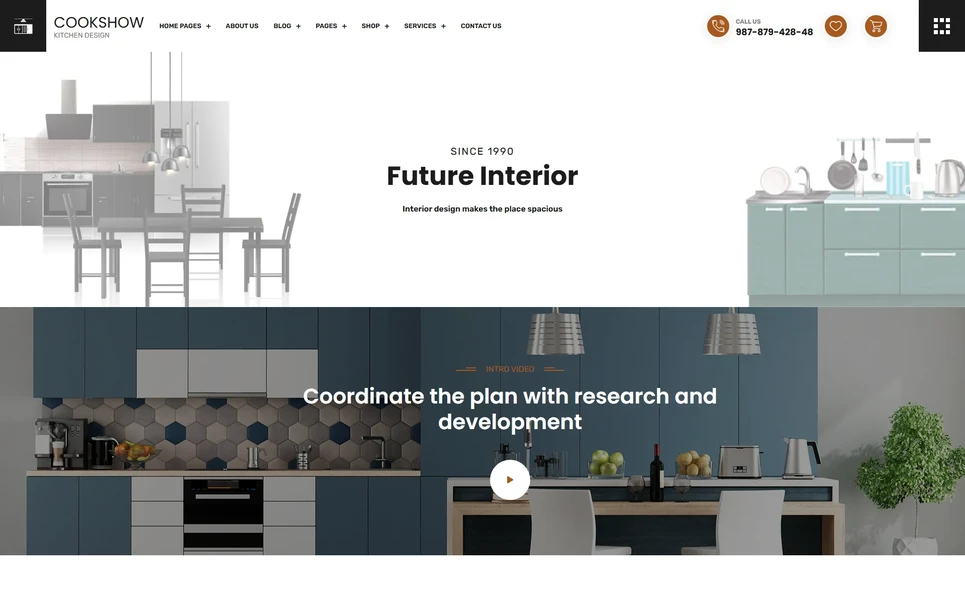 Cookshow — Cooking React JS Template