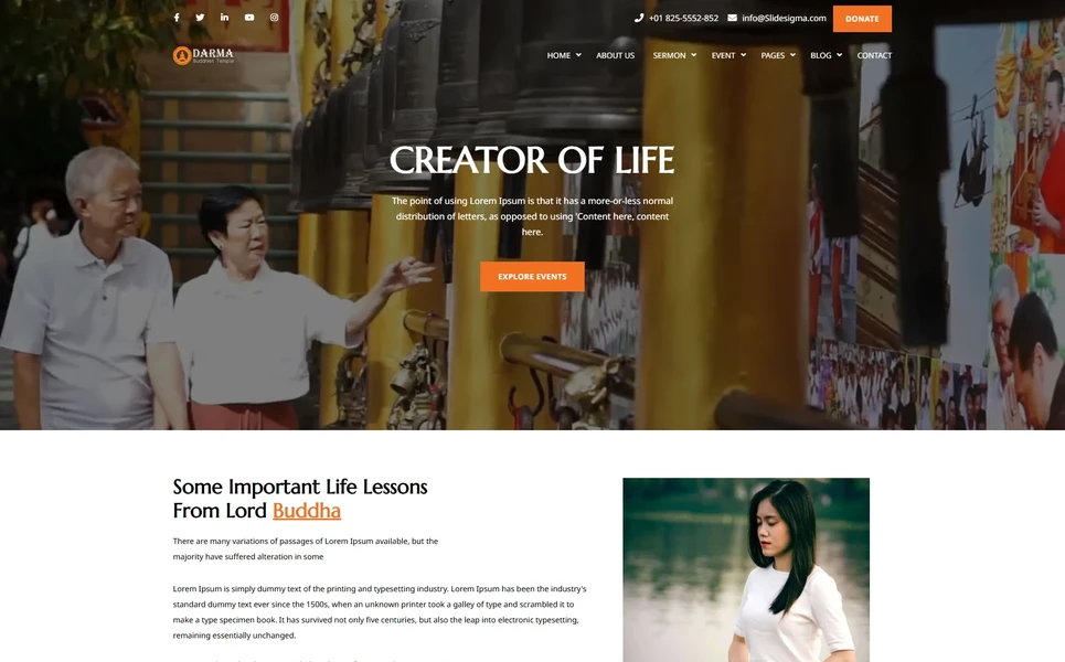 Darma — Creative Vue.js Template