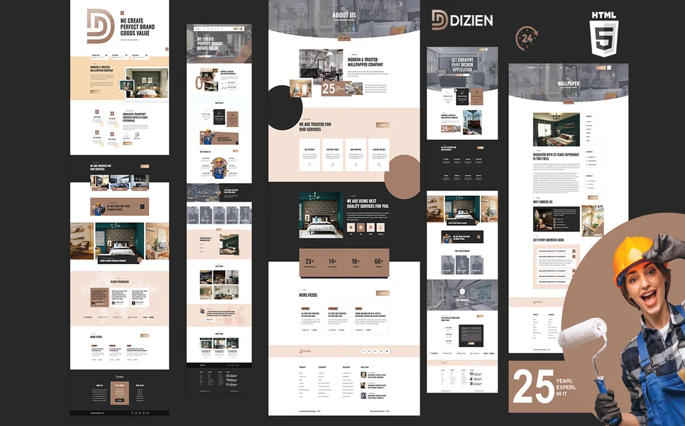 Dizien — Creative HTML5 Template