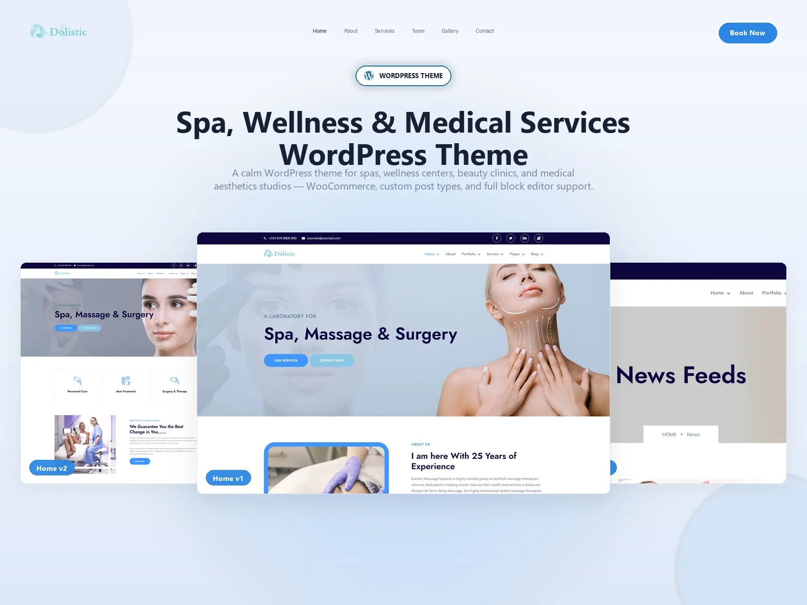 Dolistic — Spa & Massage WordPress Theme