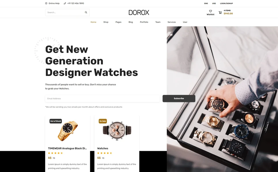 Dorox — Drinks Angular Template