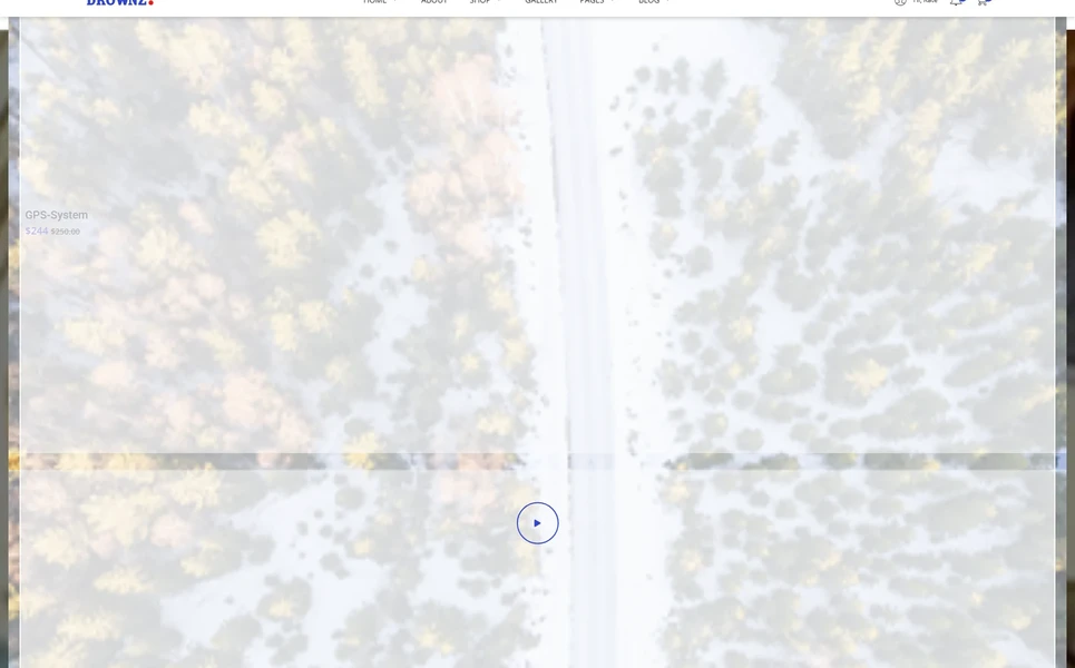Drownz — React JS Template