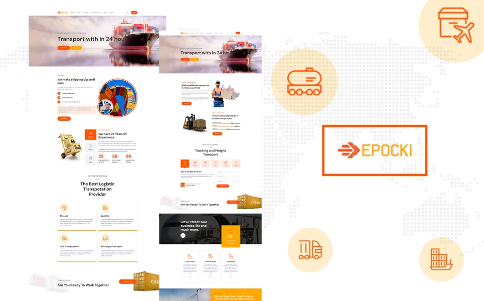 Epocki — Transport HTML5 Template