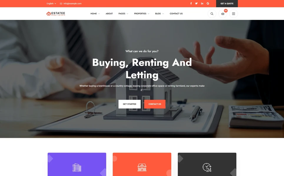 Estatee — Real Estate PHP Website Template