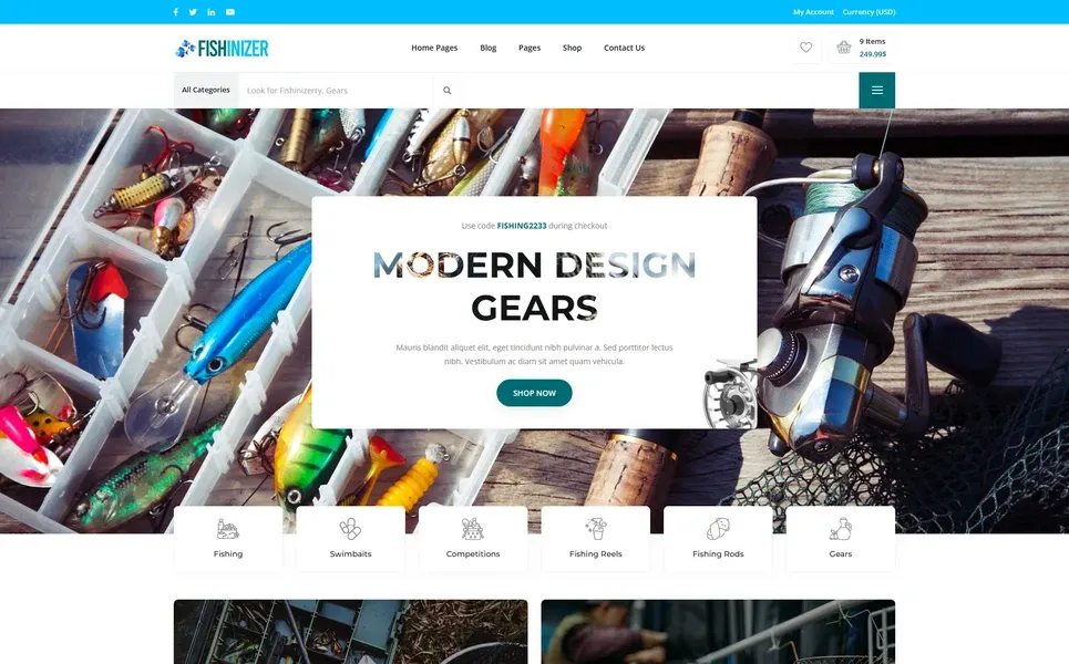 Fishinizer — Fishing Angular Template