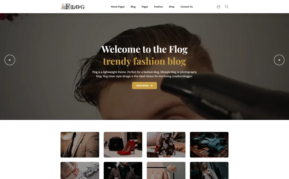 Flog — Fashion Blog — Ai Smart Website