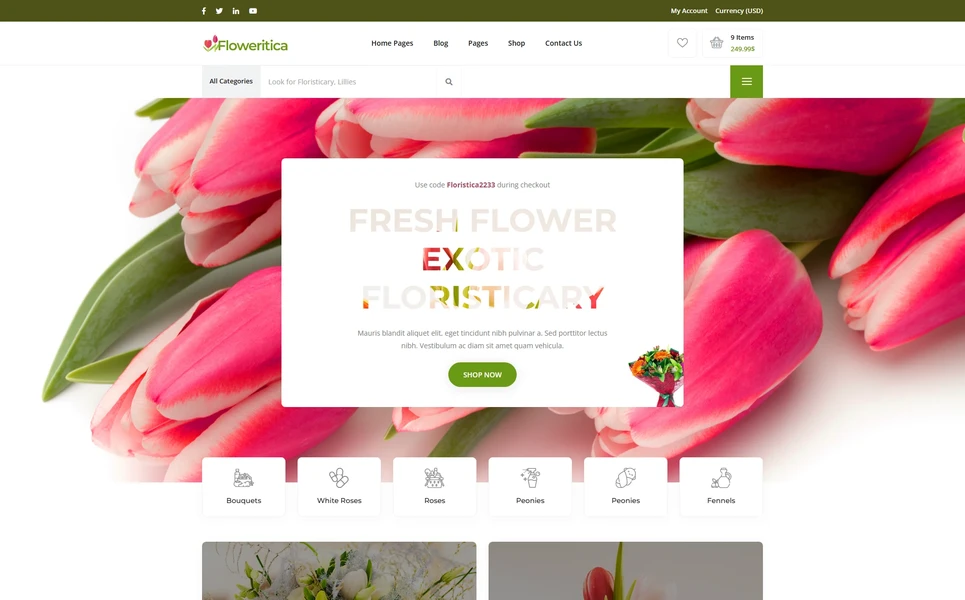 Floristica — Flowers Angular Template