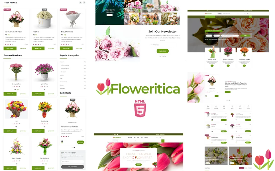 Floristica — Flowers HTML5 Template