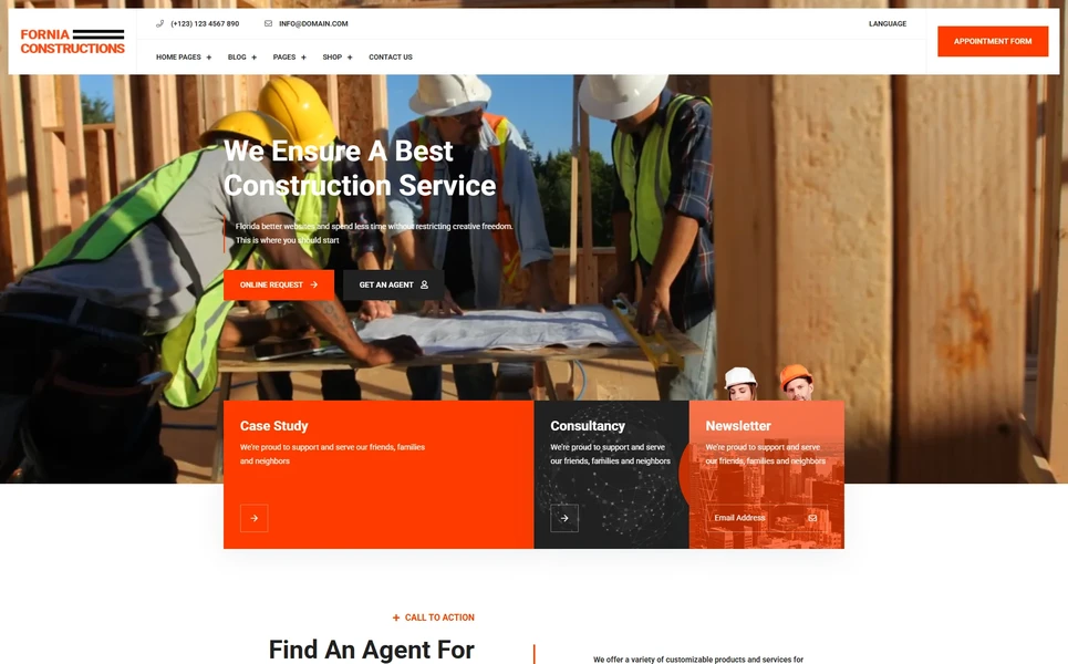 Fornia — Business Vue.js Template