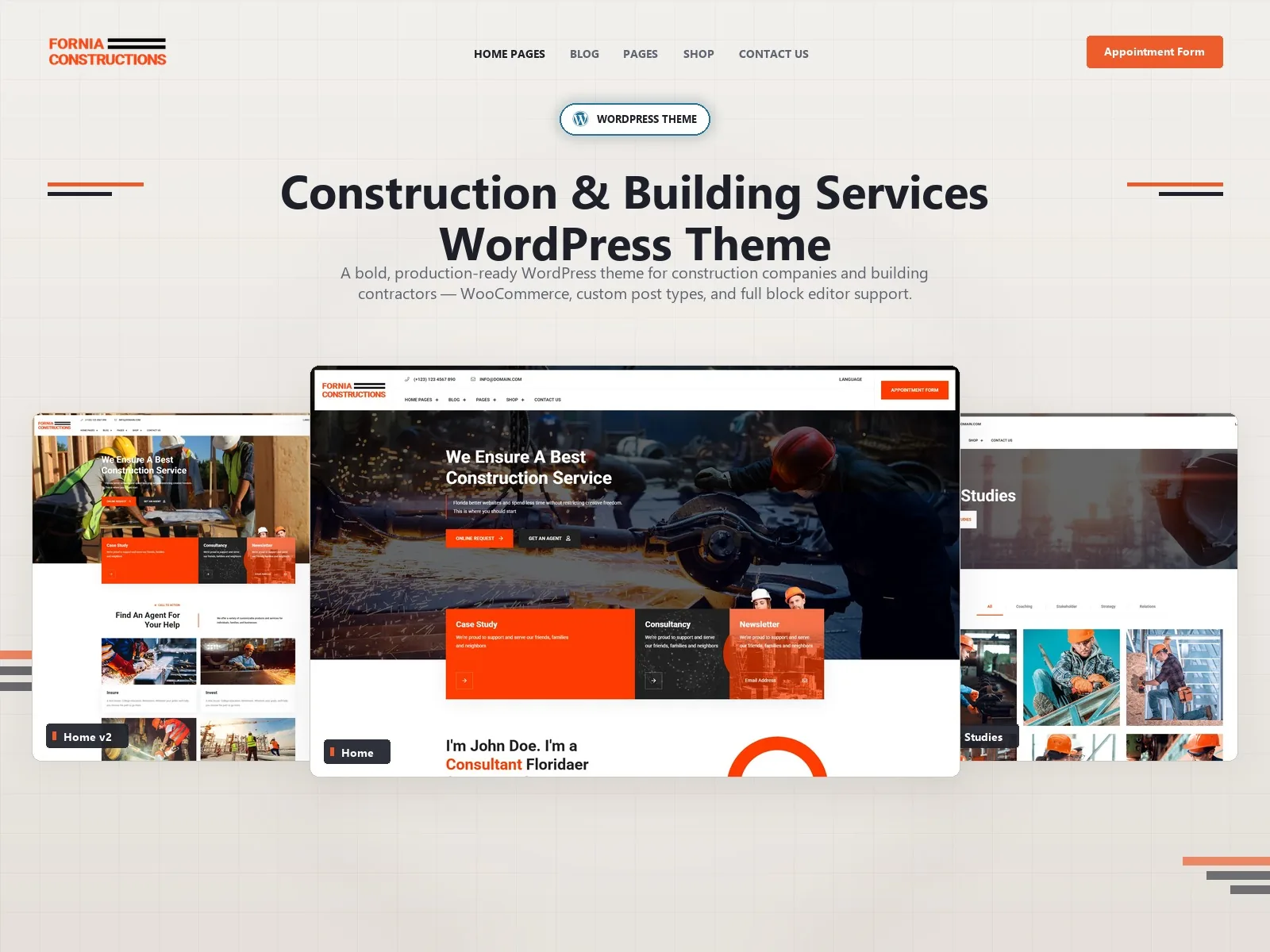 Fornia — Business WordPress Theme