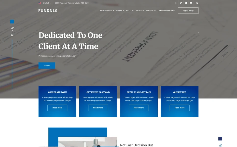 Fundly — Charity React JS Template