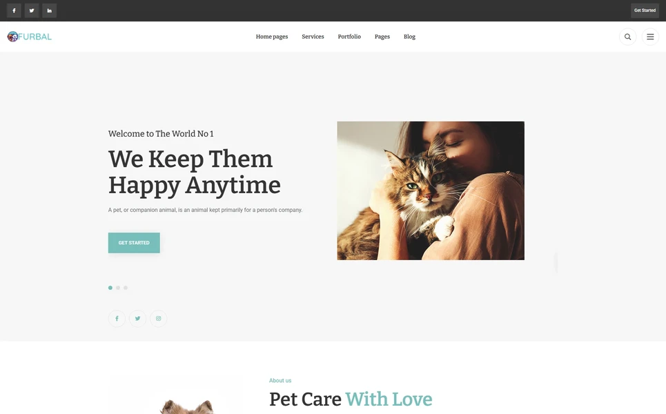 Furbal — Pet HTML5 Template
