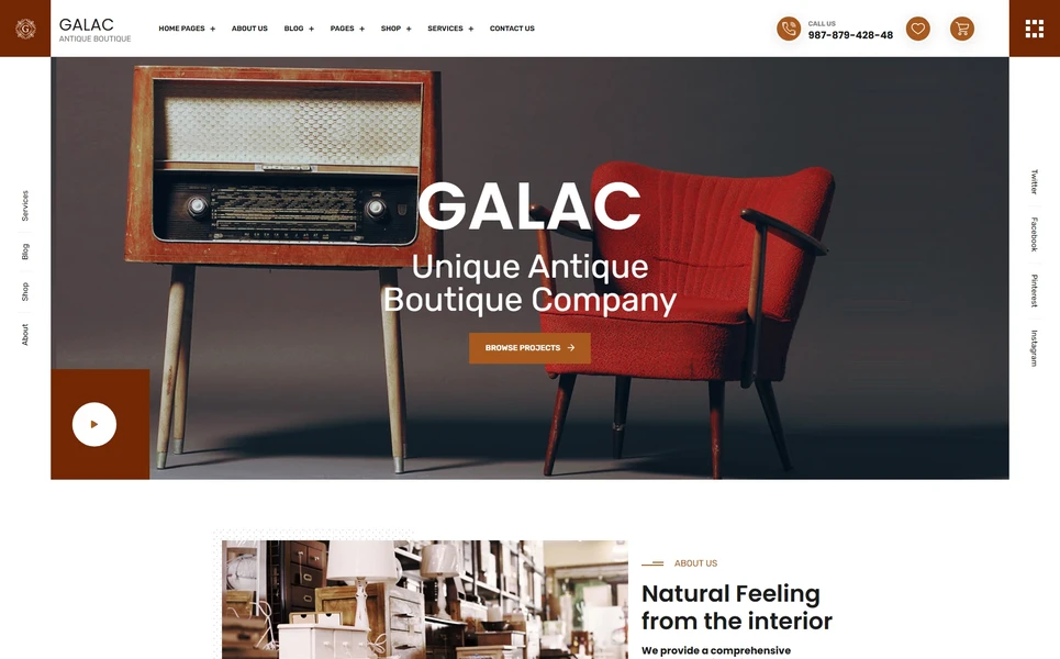 Galac — Space HTML5 Template